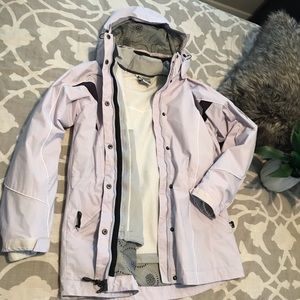 Columbia Dual Wear Coat with Fleece Jacket